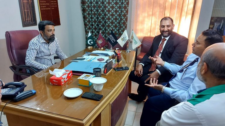 Officials of Elite Sports Pakistan & Sports Directorate of the University of Karachi Meet Up to delibearte upon University Sports Commercialization Project in Pakistan