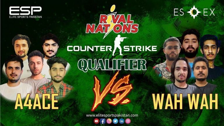 ESP Holds Qualifying Match between Team Wah Wah Karachi Vs. A4ACE Quetta for EsEx Inc. & Rival Nations Inc. Pakistan Versus India CSGO Championship