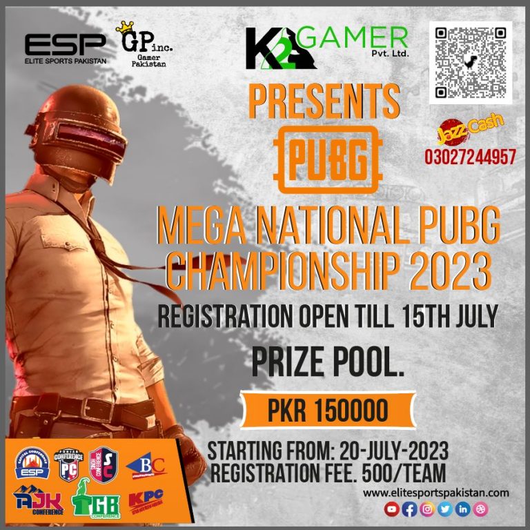 K2 Gamer Presents PUBG Mega National PUBG Championship 2023