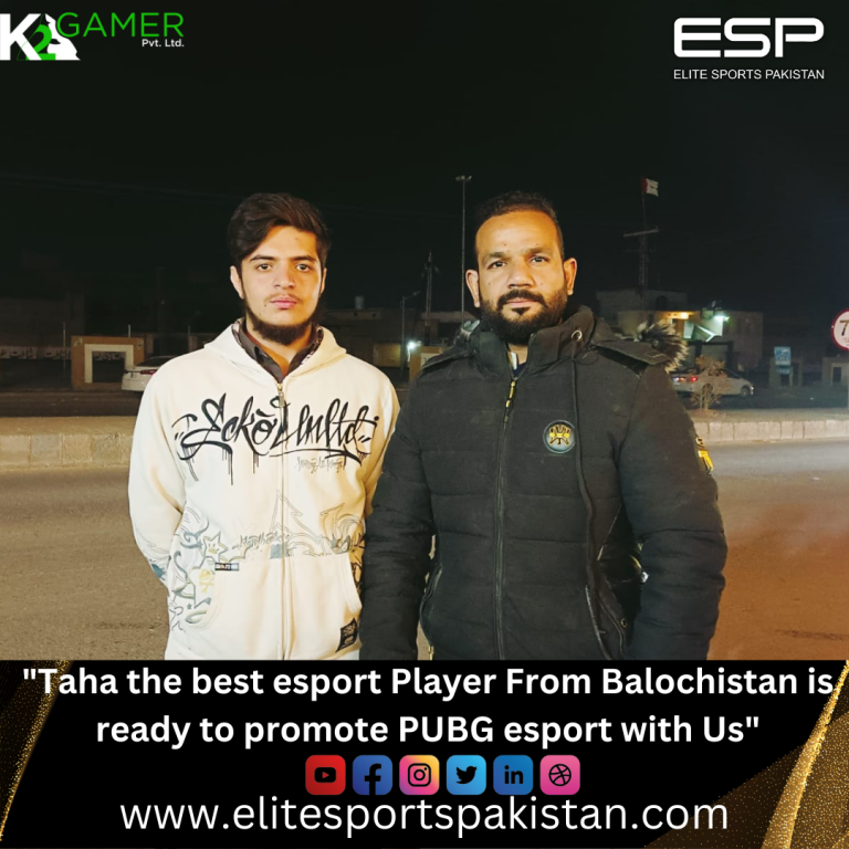 Taha the Best Player of Balochistan is Ready to Promote PUBG eSports with ESP