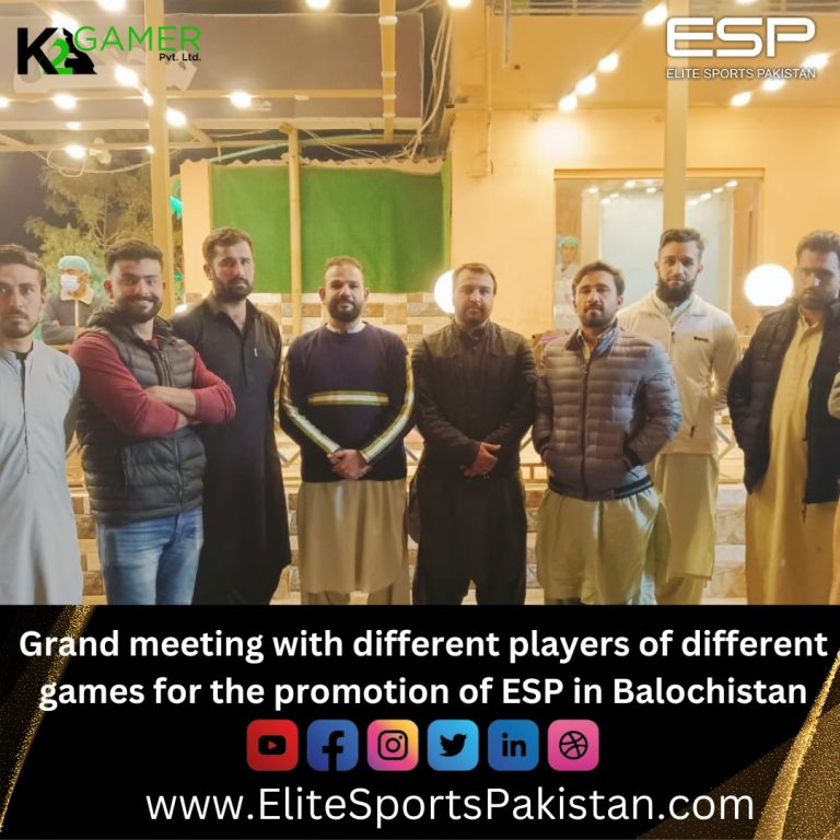 Meeting Between ESP & Balochistan Sports Players