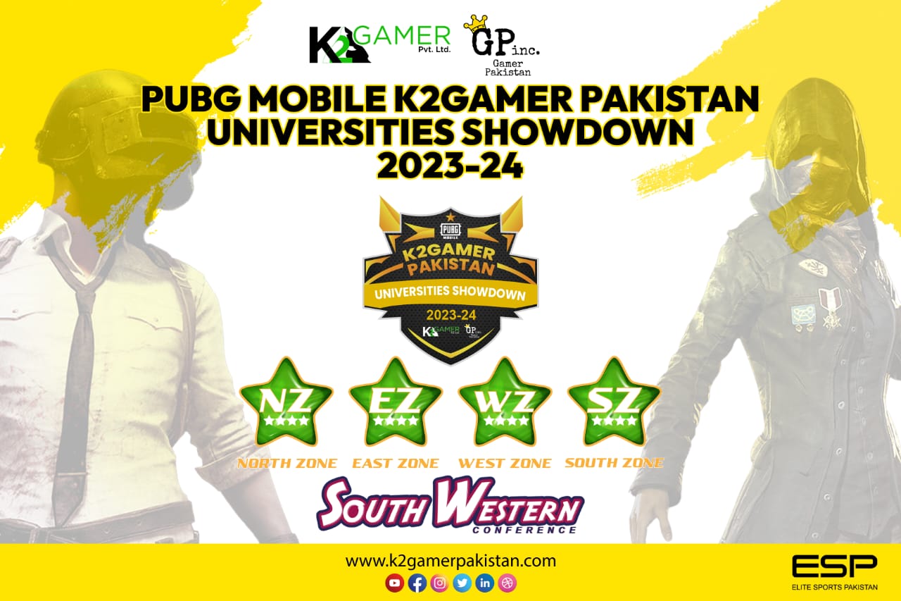 PUBG Mobile K2 Gamer Pakistan Universities Showdown 2023-24