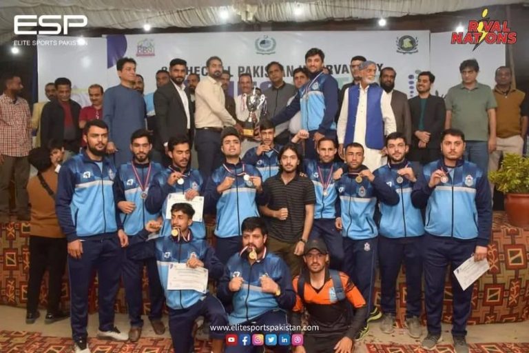 Congratulations to Punjab University Lahore on Men’s Boxing Victory at All Pakistan HEC Inter-University Championship 2023