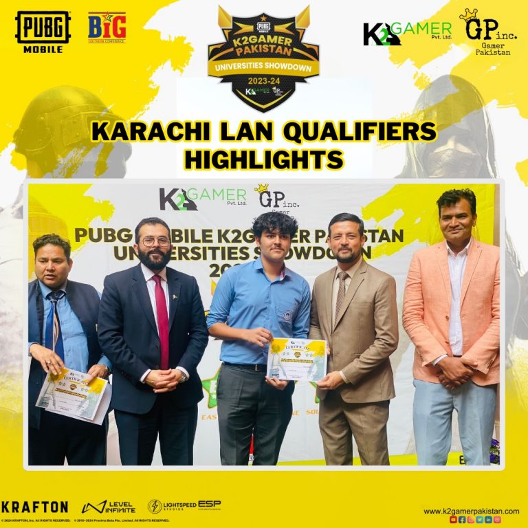 Striking Success: A Review of the Successful PUBG Mobile K2 Gamer Pakistan Universities Showdown 2023-24 Karachi LAN Qualifiers Event Hosted at Salim Habib University