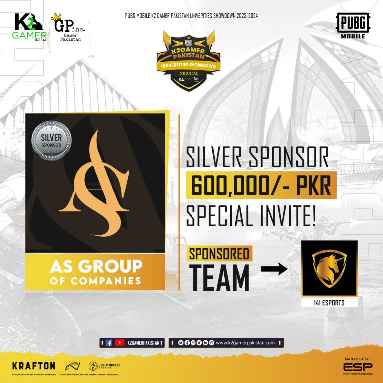 K2 Gamer & AS Group Lock Sponsorship Deal Worth Rs. 600,000