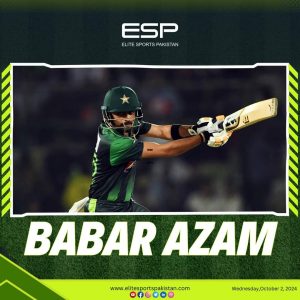 Babar Azam in action as captain of the Pakistan cricket team