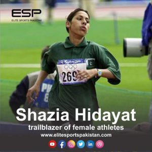 Shazia Hidayat in action, inspiring young athletes with her achievements and dedication to breaking barriers in sports